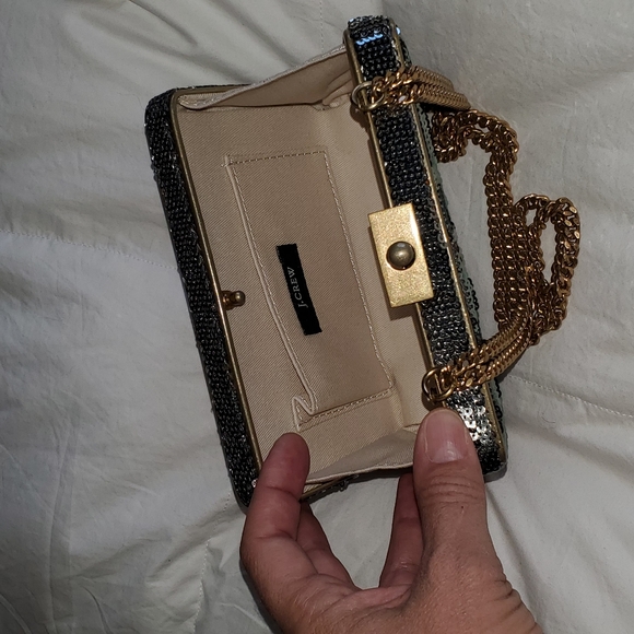 J. Crew Sequin Clutch - Picture 5 of 8